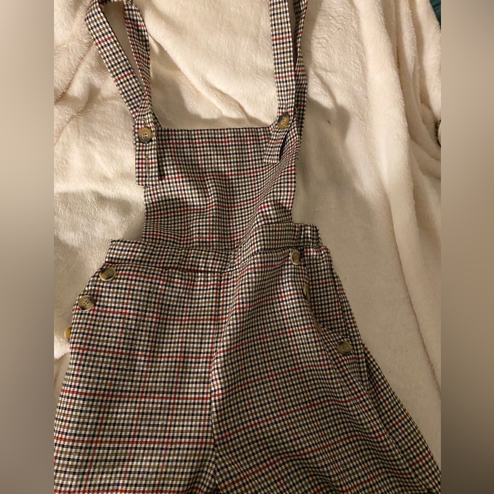 button overalls | shein | size kids 10y